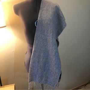 FISHER FINERY Grey Cashmere Pashmina Scarf
